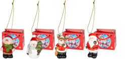 Dekorcia MagicHome Vianoce, 4x6x9 cm, Sellbox 24 ks