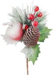 Vetvika MagicHome Vianoce, zasneen, 17 cm