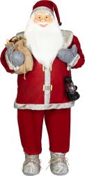 Dekorcia MagicHome Vianoce, Santa, erven, 120 cm