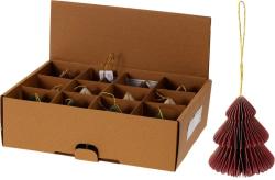 Dekorcia na stromek, stromek, 8 cm, mix farieb, Sellbox 12 ks