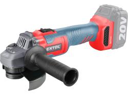 Br�ska uhlov� aku Share20V, bez aku, 125mm, bezuhl�kov� motor, EXTOL PREMIUM
