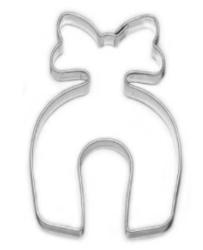 SMOLK COOKIE - Vykrajovaka podkova s maou pocnovan, 6cm