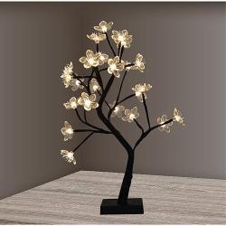 Dekorcia MagicHome Vianoce, Kvetinov konrik, 24 LED, 3xAA, 45 cm