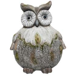 Dekoracia MagicHome Gecco 8110, Sova, magnesia, 33 cm