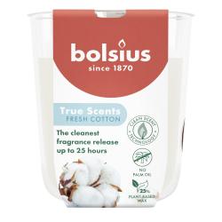 Svieka Bolsius True Scents, erstv balvna, 80x73 mm, v skle