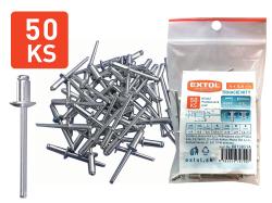 Nity trhacie hlin�kov� 4,0x6,4mm 50ks, EXTOL PREMIUM
