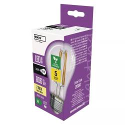 LED iarovka Filament A60 / E27 / 3,8 W (60 W) / 806 lm / tepl biela