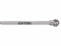 Fr�za karbidov� gu�ovit�, o6mm, stopka o3mm, EXTOL INDUSTRIAL