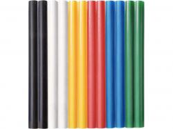 Tyčinky tavné farebné 12ks, B/Z/M/Če/Ž/Či, pr.7,2mm, dĺžka 100mm