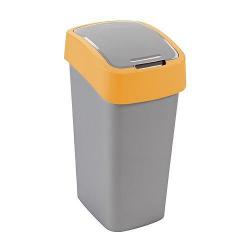 K Curver FLIP BIN 45 lit., edostrieborn/lt, na odpad