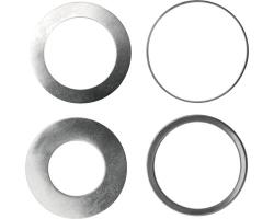 Redukčné krúžky k pílovým kotúčom 30mm x 1,4mm, zredukovaný priemer 28,6; 25; 20; 16mm