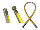 Flexibilná pripojovacia hadica na plyn v súlade s EN 14800:2007, 1/2×1/2 FF, dĺžka 100cm