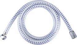 Hadica sprchov PVC, 1,8m, bielo-strieborn