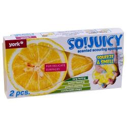 Hubka York SO!JUICY CITRUS, pongia na riad, 2 ks