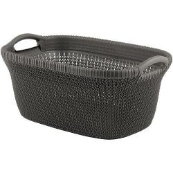 K Curver KNIT 3677 40L, hned, 60x27x39 cm, na bielize, prdlo