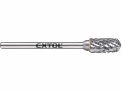 Fr�za karbidov� valcov�, polgu�at� �elo, o6mm, rezn� d�ka 13mm, stopka o3mm, EXTOL INDUST