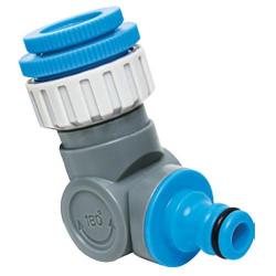 Adapter AQUACRAFT 550342, kbov,  1/2"-3/4"-1", 360, 180, samec, na hadicu