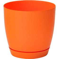Kvetinac Toscana round, 15x14,5 cm, 2,2 lit, oranov