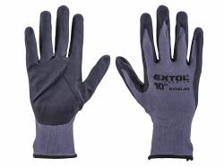 Rukavice nylonov� polom��an� v nitrile, 10