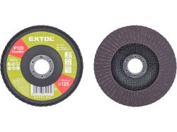 Kot�� lamelov� �ikm� korundov�, 125mm, P120, o125mm, P120, EXTOL CRAFT