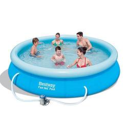 Bazén Bestway® 57268, nafukovací filter, pumpa, 2,44x0,66 m