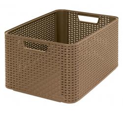 K Curver STYLE L, tmavohned, 32,6x43,6x23 cm