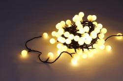 Reaz MagicHome Vianoce Cherry Balls, 100x LED tepl biela, IP44, 8 funkci, osvetlenie, L