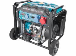 Elektrocentr�la invertorov� r�mov� 3F, 9kW, dia�kov� ovl�danie, podvozok, HERON