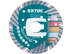 Kot�� rezn� diamantov� Turbo Grind Cut, 115x2,2mm, such� a mokr� rezanie, EXTOL INDUSTRIAL