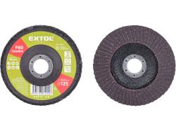 Kot�� lamelov� �ikm� korundov�, 125mm, P80, o125mm, P80, EXTOL CRAFT