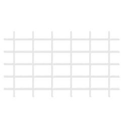 Mrieka Garden MEK6 145x72,5 cm, 4/4,7 mm, PVC/oce, oporn na kvety, biela, zhradncka