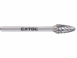 Fr�za karbidov� konvexn�, polgu�at� �elo, o6mm, rezn� d�ka 13mm, stopka o3mm, EXTOL INDUS