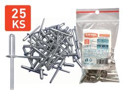 Nity trhacie hlin�kov� 6,4x19mm 25ks, EXTOL PREMIUM