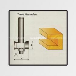 FRZA TVAROV DO DREVA 8X32X9,4x4 MM