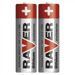 RAVER líthiová batéria AA (FR6), 2 ks