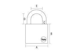 Zmok vis.YALE Y110B/50/126/1